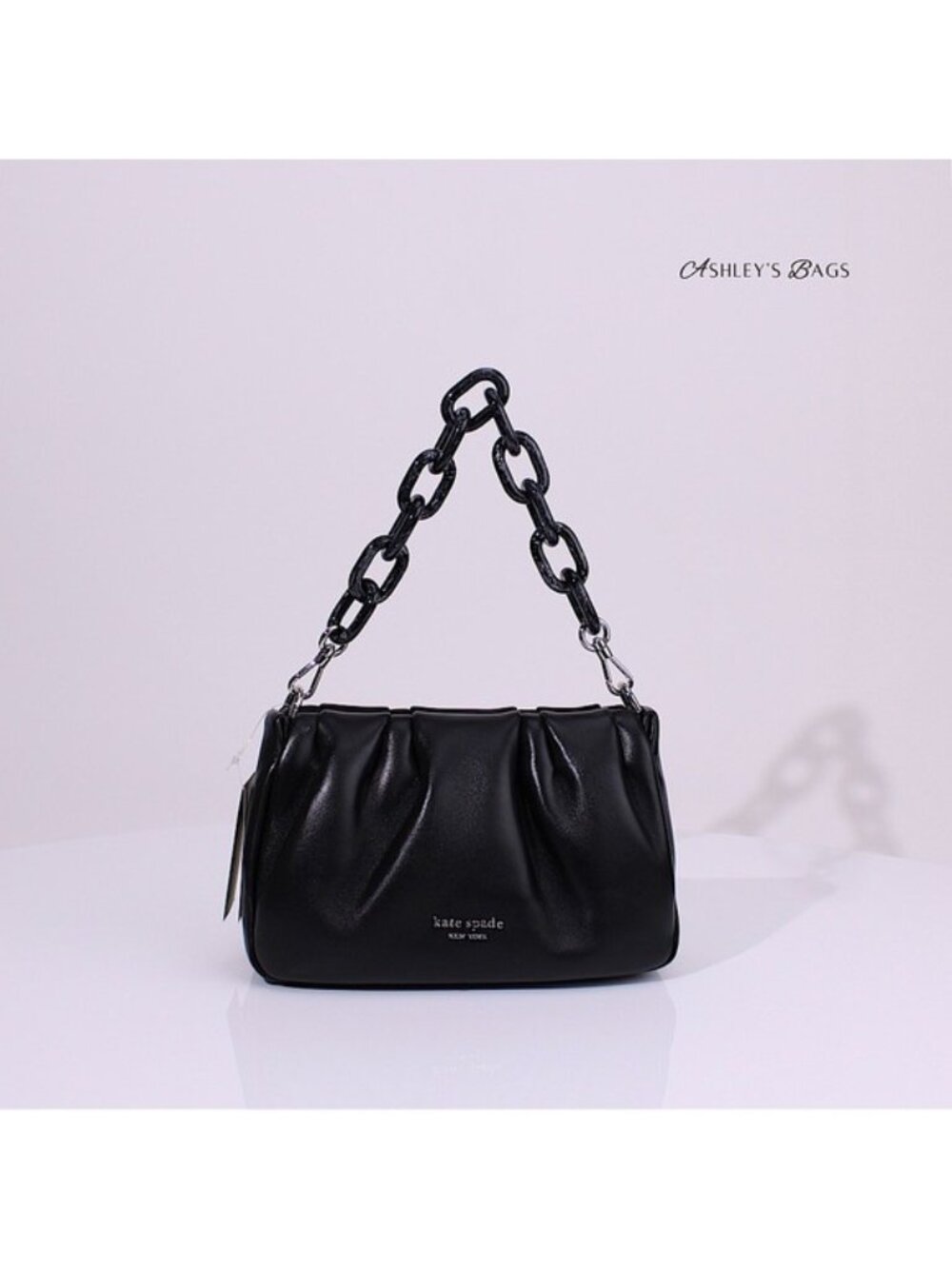 Kate Spade Souffle Crossbody In Black